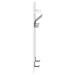 vidaXL Porte-manteau mural Blanc 90 x 40 x 10 cm Bois d'ingénierie