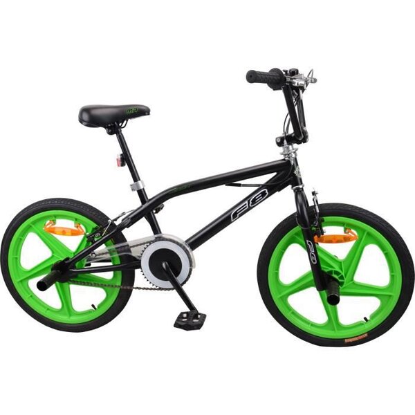 MERCIER Vélo BMX Freestyle 20 4 Pegs - Noir et vert