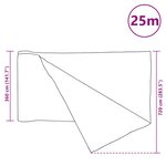 vidaXL Filet brise-vue Vert 3 6x25 m PEHD 150 g/m²