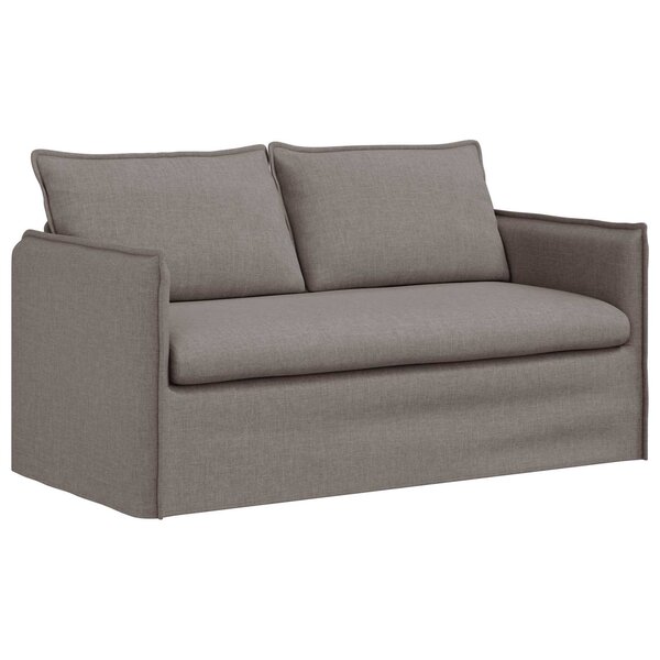 vidaXL Canapé Taupe 156 x 82 x 85 cm tissu