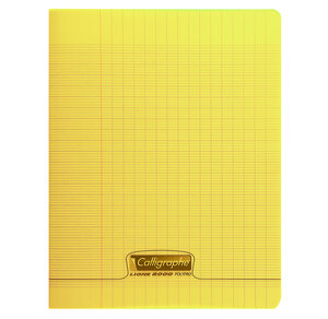 Cahier 8000 POLYPRO  170 x 220 mm  jaune CALLIGRAPHE
