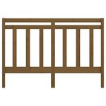 vidaXL Tête de lit Marron miel 166x4x100 cm Bois massif de pin