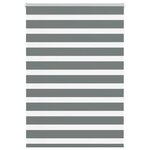 vidaXL Store zèbre gris foncé largeur du tissu 110 9 cm polyester