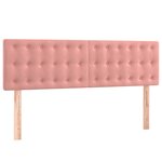 vidaXL Sommier à lattes de lit avec matelas et LED Rose 140x190 cm