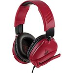 TURTLE BEACH Casque gamer Recon 70N pour Nintendo Switch Rouge (compatible PS4, PS4 Pro, Xbox one, appareils mobiles) - TBS-8055-02