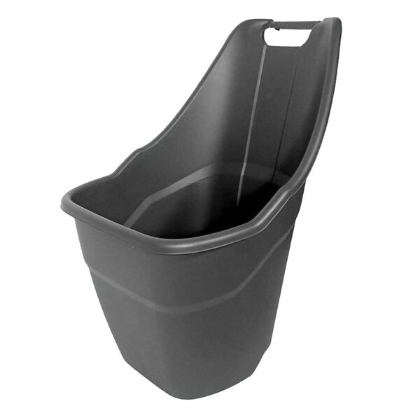 Nature Chariot à déchets de jardin 65 L Gris