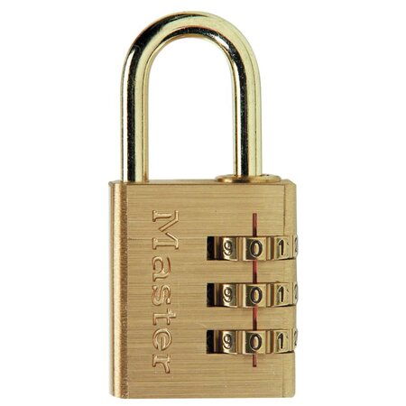 Master lock cadenas à combinaison aluminium jaune 30 mm 630eurd