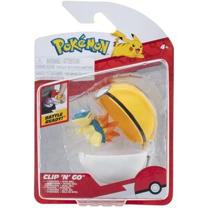 Jazwares PKW4150 - Pokémon Héricendre et Speed Ball Clip 'N' Go