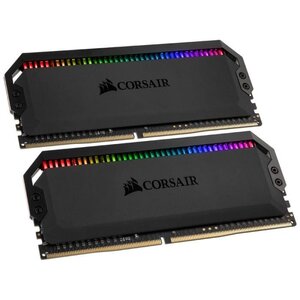 CORSAIR Mémoire PC DOMINATOR PLATINUM RGB 32GB (2 x 16GB) DDR4 DRAM 3000MHz C15 Memory Kit (COR0840006607335 )
