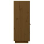 vidaXL Buffet haut Marron miel 67x40x108 5 cm Bois massif de pin
