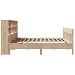 vidaXL Cadre de lit sans matelas 200x200 cm bois massif de pin