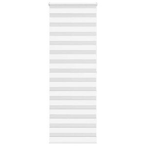 vidaXL Store zèbre blanc 85x200 cm largeur du tissu 80 9 cm polyester
