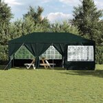 vidaXL Tente de fête Vert 600 x 400 x 266 cm Polyéthylène