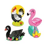 Djeco DJ00058 - Gommettes Oiseaux