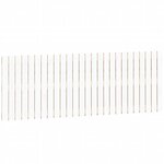 vidaXL Tête de lit murale Blanc 166x3x60 cm Bois massif de pin