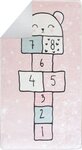 Tapis enfant Marelle 120 x 160 cm - Rose