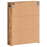 vidaXL Amoire de salle de bain avec miroir TULUM Bois ancien