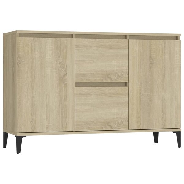 vidaXL Buffet chêne sonoma 104x35x70 cm bois d'ingénierie