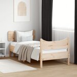 vidaXL Cadre de lit sans matelas 90x190 cm bois de pin massif