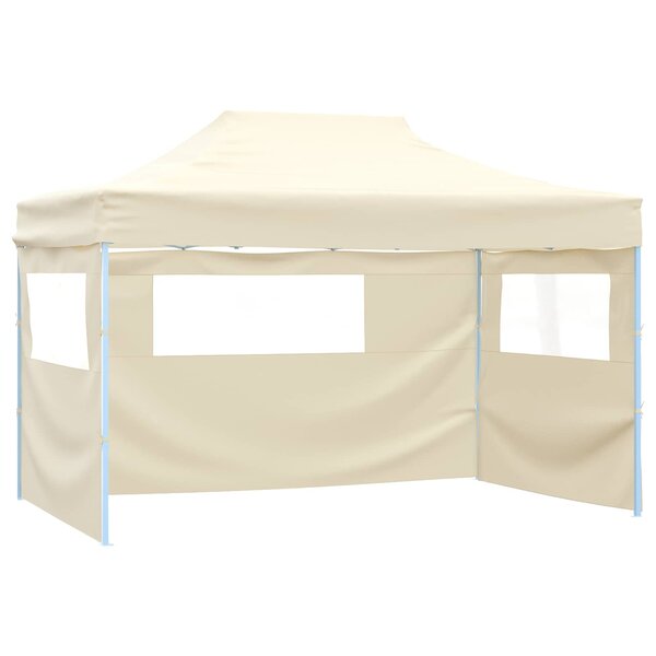 vidaXL Tente de fête 291 x 431 x 315 cm Crème Tissu Oxford