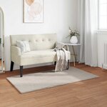 vidaXL Tapis en Fourrure Synthétique de Lapin Olite Beige 80 x 150 cm