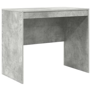 vidaXL Bureau Autre Gris béton 90 x 50 x 76 cm Bois d'ingénierie