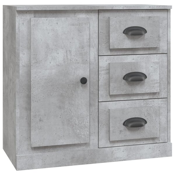 vidaXL Buffet gris béton 70x35 5x67 5 cm bois d'ingénierie