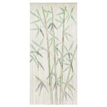 VidaXL Rideau anti-insectes imprimé 100x220 cm bambou