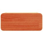 vidaXL Table de chevet avec tiroir 2 Pièces Marron cire 39 x 34 x 16 5 cm
