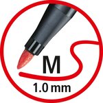 Colorparade de 20 stylos-feutres de dessin point 88 pointe fine 1mm en 20 couleurs assorties STABILO