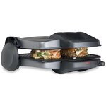 Bestron grill à contact viva italia acg380 1800 w gris 31x22 cm