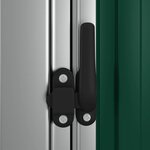 vidaXL Abri de jardin vert 180 5 x 97 x 209 5 cm Acier galvanisé