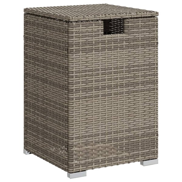 vidaXL Table de couverture de bouteille de propane gris 40x40x60 cm
