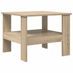 vidaXL Table basse Chêne Sonoma 57 x 55 x 45 cm Bois d'ingénierie