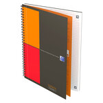 OXFORD Cahier NOTEBOOK I-CONNECT spirale 160 pages 5x5 17,6x25cm (format tablette). Couverture rigide