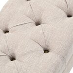 Banc banquette de rangement 111 x 34 x 37 cm bois massif et acier 02_0010889