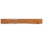 vidaXL Étagère murale rectangulaire massif acacia bordure assortie