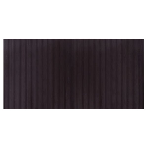 vidaXL Tapis rectangulaire marron foncé 100x200 cm bambou