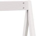 vidaXL Toit de lit pour enfants blanc 209x85 5x88cm bois de pin massif