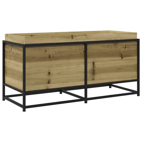 vidaXL Jardinière 100x40x50 cm bois de pin imprégné