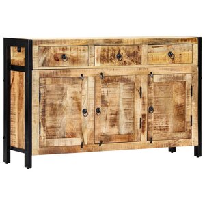 vidaXL Buffet 120x35x76 cm Bois de manguier massif