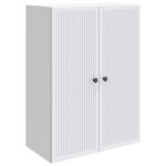 vidaXL Armoire Murale Blanc 66 x 34 5 x 90 cm Bois d'ingénierie