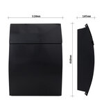 Profirst mail pm 130 boîte aux lettres anthracite