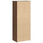 vidaXL Bibliothèque chêne marron 40x24x102 cm bois d'ingénierie