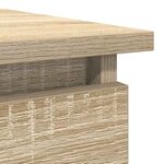 vidaXL Table console avec tiroirs chêne sonoma 85 5x38 5x74 5 cm