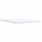 vidaXL Sommier à lattes de lit avec matelas Marron foncé 140x190 cm