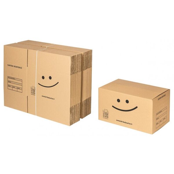Pack pro 40 cartons renforcés avec poignées