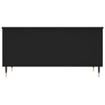 vidaXL Table basse Noir 90x44 5x45 cm Bois d'ingénierie