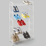 Metaltex Étagère à chaussures à 6 niveaux Shoe 6 Blanc