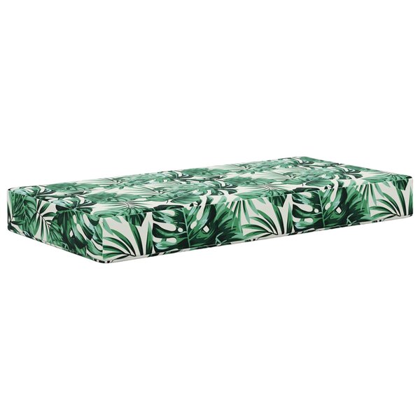 vidaXL Coussin de Siège d'Extérieur Feuilles Tropicales 80 x 40 x 8 cm